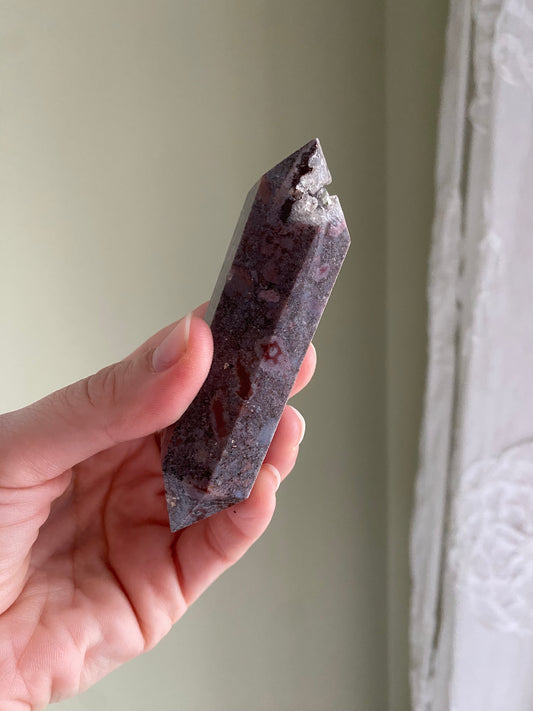 Double Terminated Sea Jasper w/ Druze
