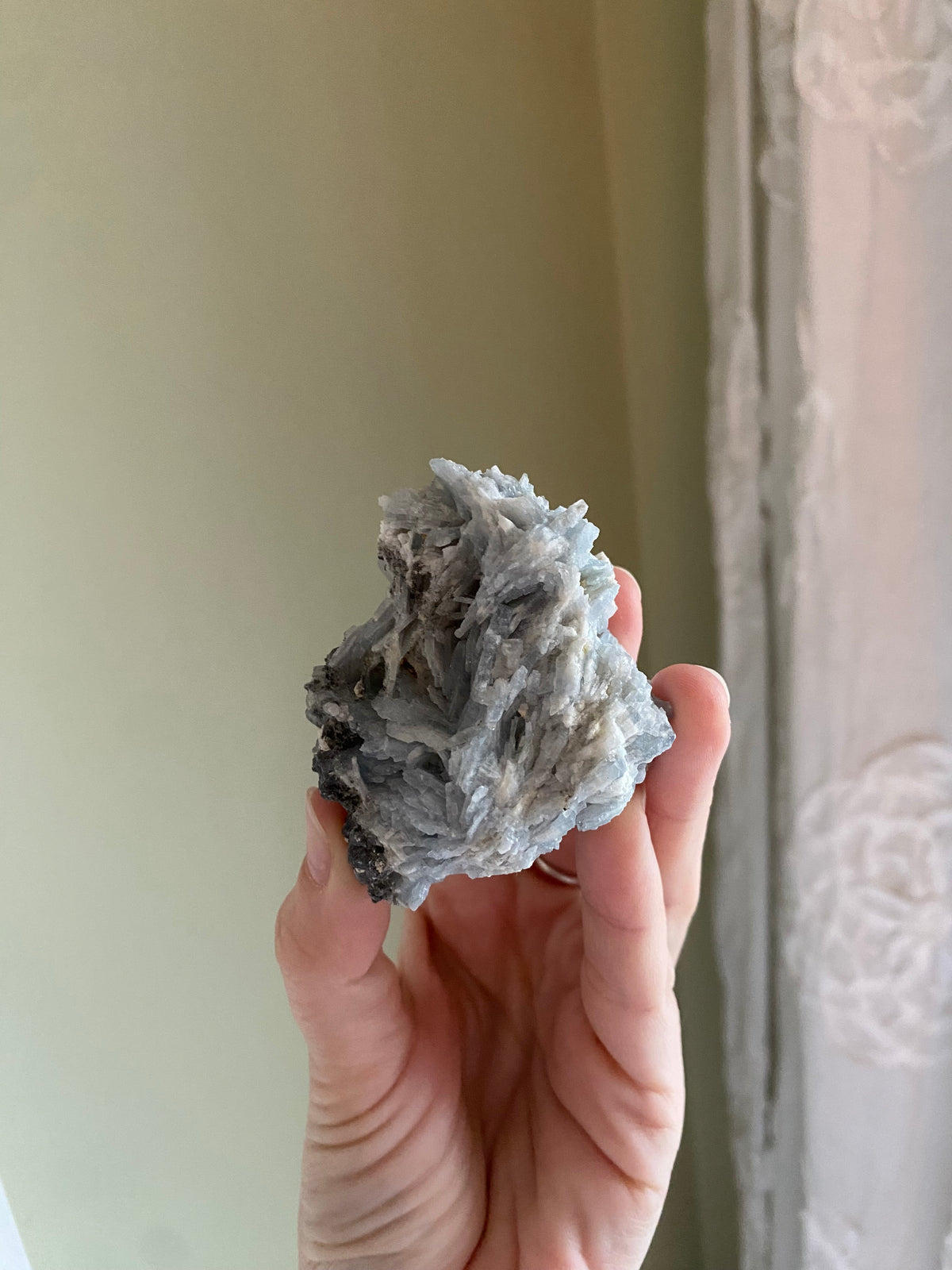 Blue Barite Specimen