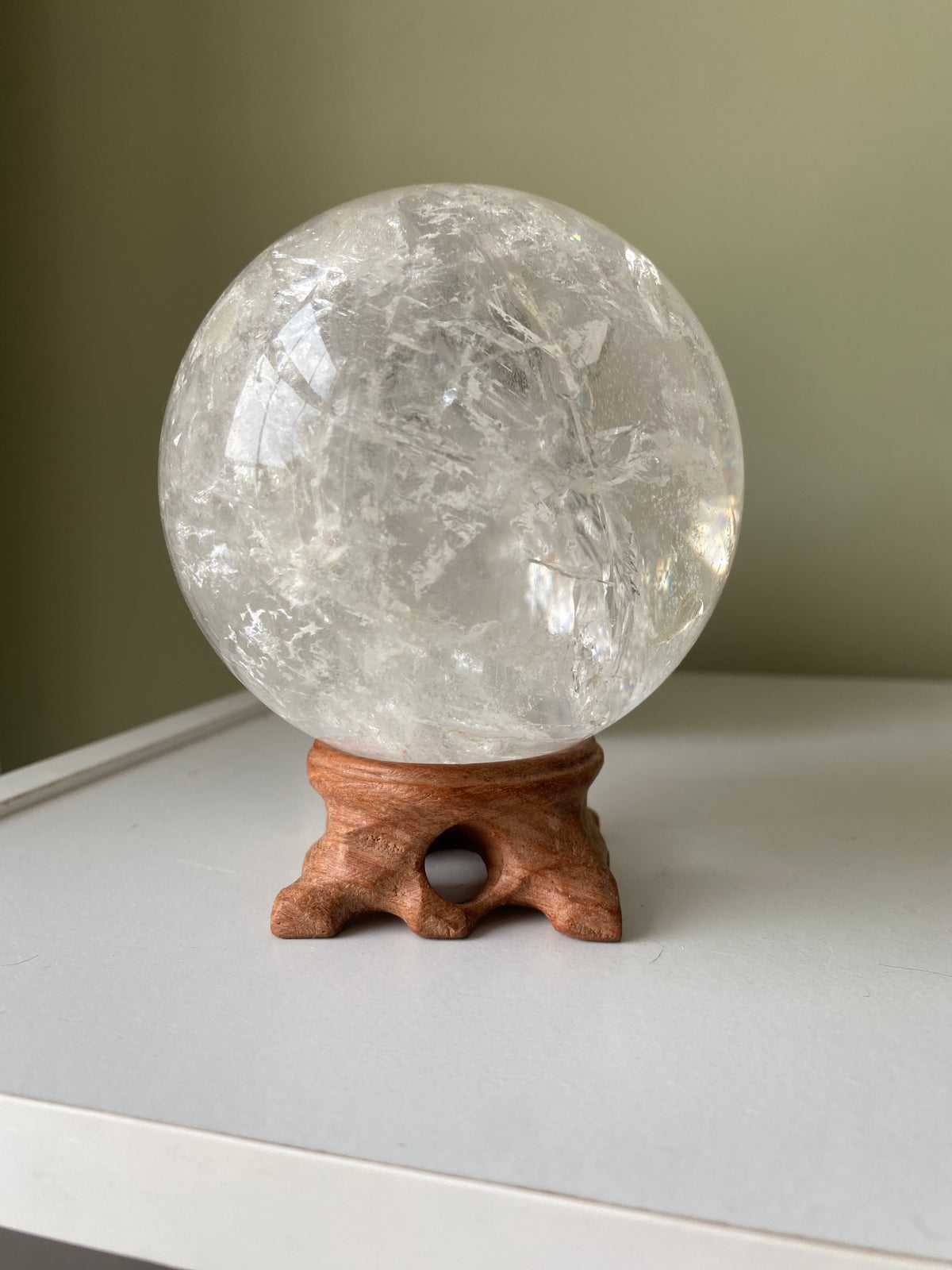 Brazilian Clear Quartz Sphere
