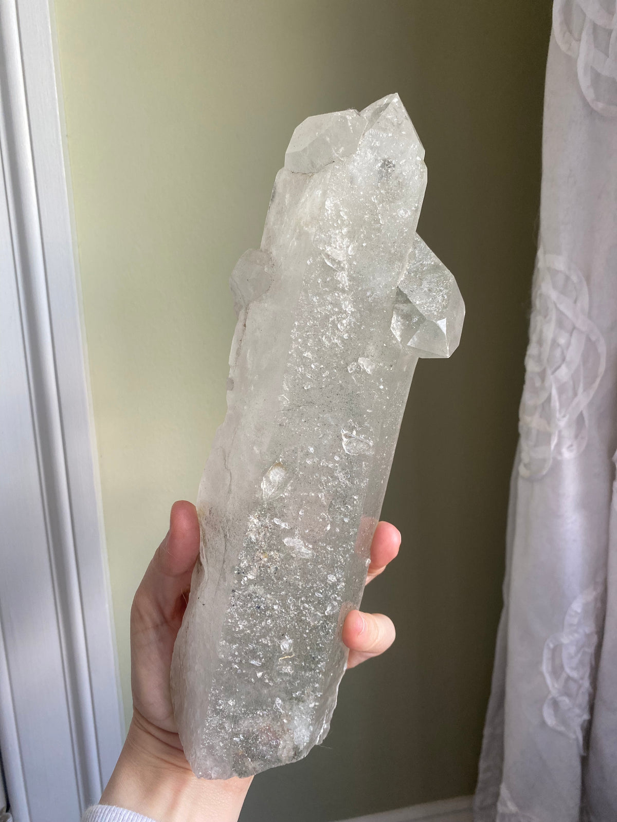 Huge Chlorite in Quartz Point