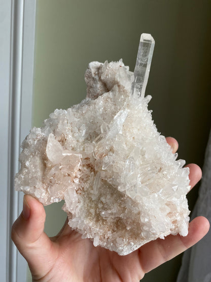Pink Himalayan Samadhi Quartz Plate