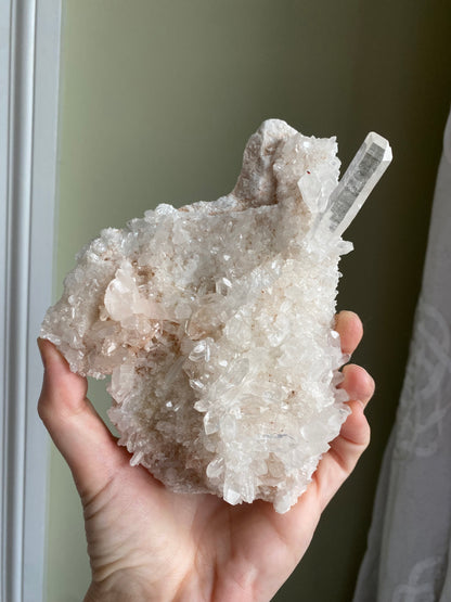 Pink Himalayan Samadhi Quartz Plate
