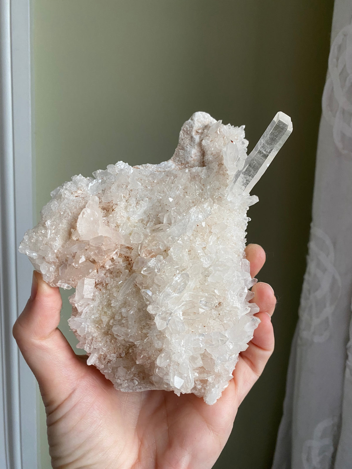 Pink Himalayan Samadhi Quartz Plate