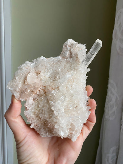 Pink Himalayan Samadhi Quartz Plate