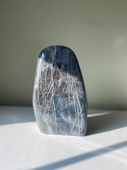 XXL Flashy Pink, Orange, Yellow, Purple & Blue Split Labradorite Freeform