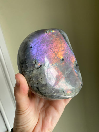 Purple/Pink/Orange Labradorite Freeform