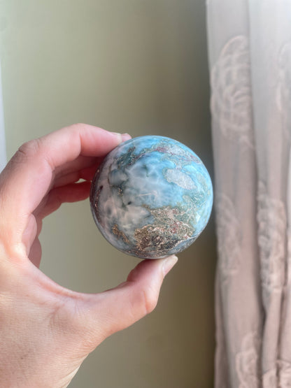 Natural Larimar Sphere