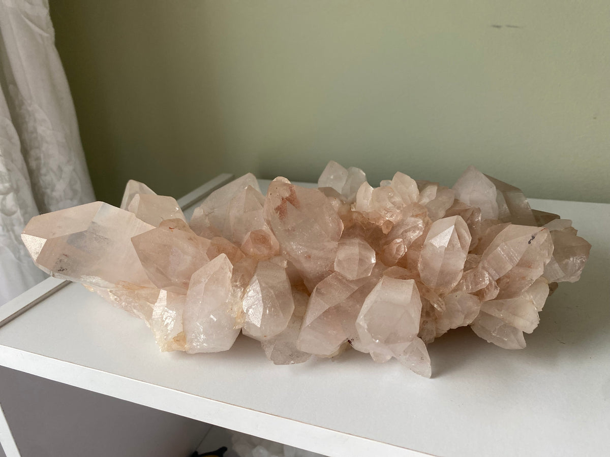 XL Pink Himalayan Samadhi Quartz Cluster