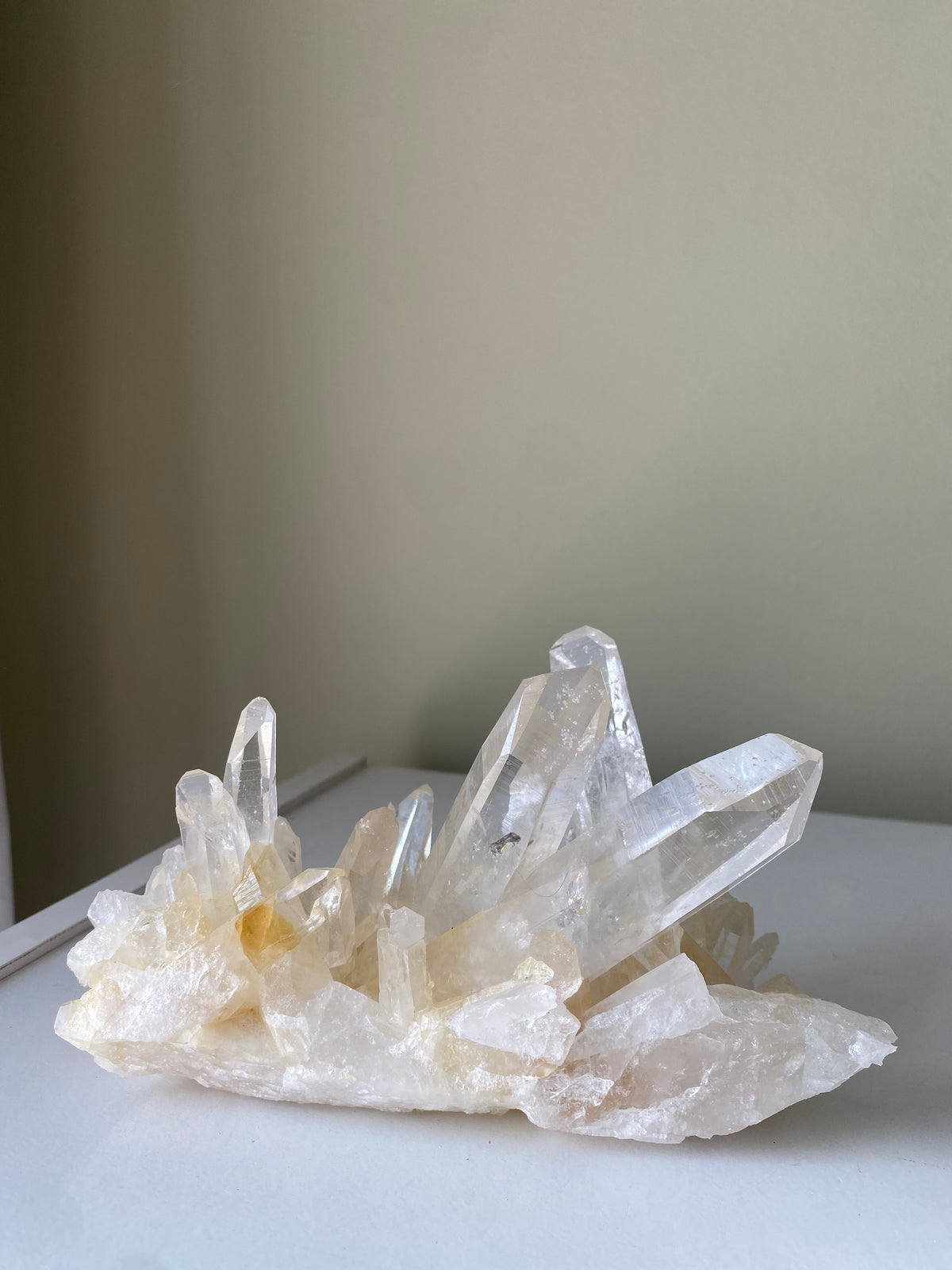 Colombian Golden Lemurian Quartz Cluster