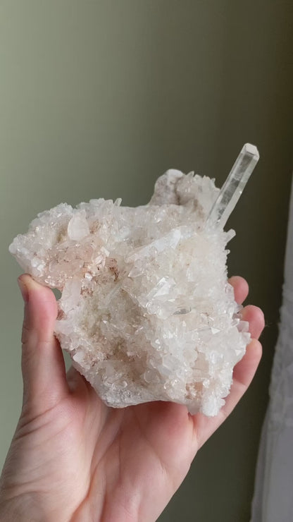 Pink Himalayan Samadhi Quartz Plate