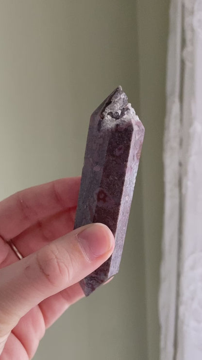 Double Terminated Sea Jasper w/ Druze