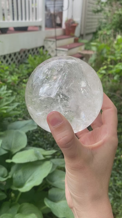 Brazilian Clear Quartz Sphere